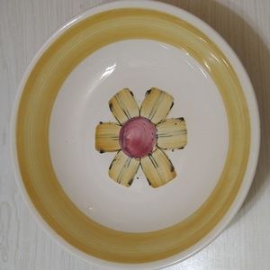 Vintage Ironstone Ware Serving Bowl Hand Crafted Floral Design Made In Japan